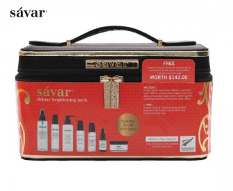 Savar 华丽亮白套装(5件套+赠品2件+化妆包) Savar 华丽亮白套装(5件套+赠品2件+化妆包)